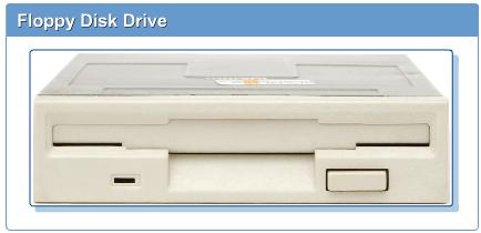 3.6 Installing the Floppy Drive, Hard Drive, CD-ROM, and DVD 3.6.1 Attaching the floppy drive to the case The step-by-step process for installing the floppy drive is used for installing either a 3.