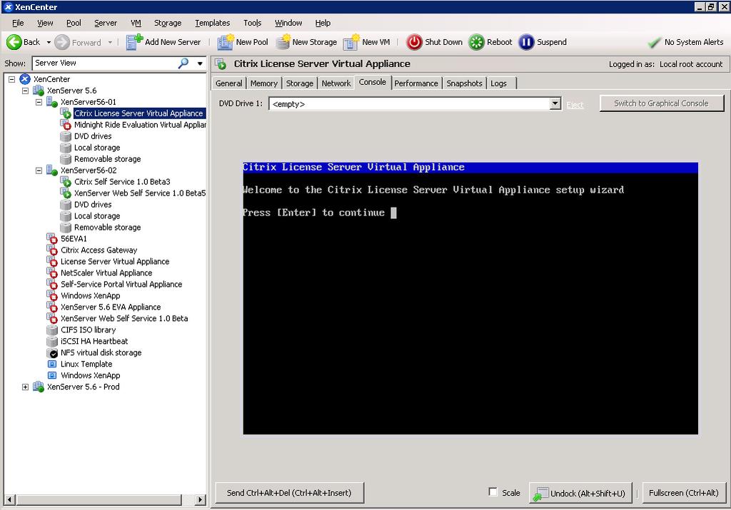 Using the License Server VPX You now have a fully functional Citrix License Server running on your XenServer