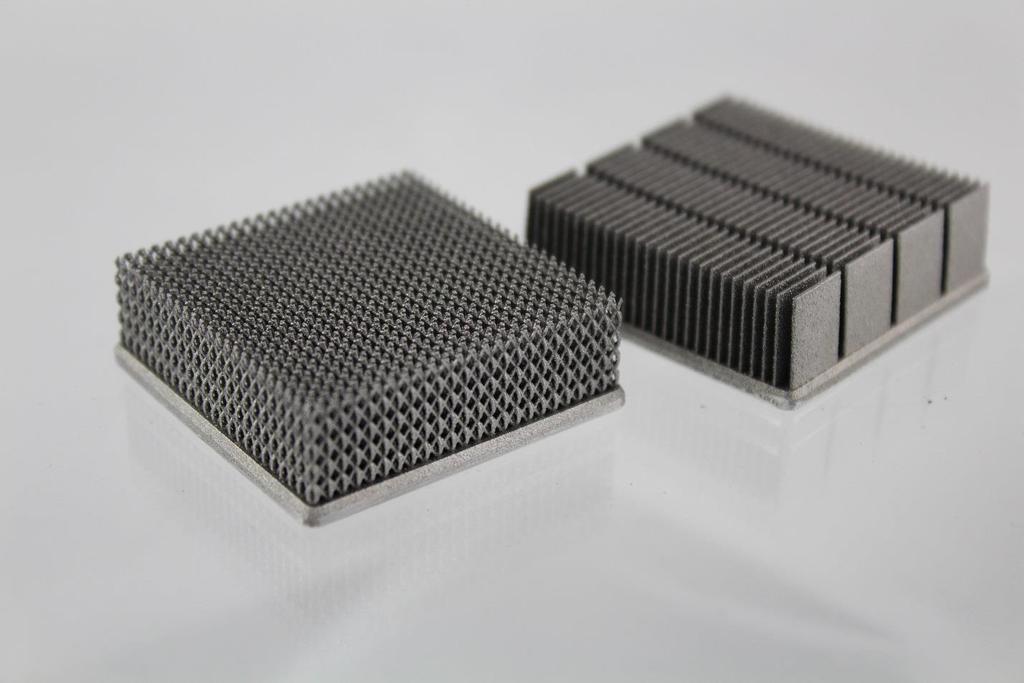 Introduction A test was conducted on the lattice mesh heat sink to compare it against a leading commercially available geometry from Alpha heat sinks (Z40-12.7B).