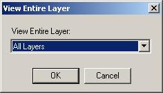 When you have completed your changes, click OK to return to the LAYER CONTROL dialog box. 3. Click OK in the LAYER CONTROL dialog box for the changes to become active in the Map window.