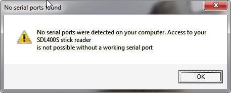 Trouble-shooting Error messages on the computer 1. No Bluetooth signal - Check the Bluetooth adapter is plugged into a USB port (Windows).