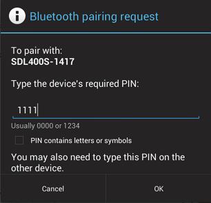 Touch Scan for Devices to find the Bluetooth signal from your s ck reader. 6.