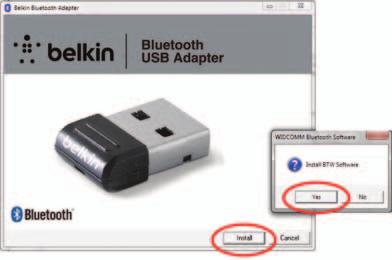 If your Windows computer does not already have Bluetooth capabili es then Shearwell Data Ltd. recommends a Bluetooth adapter from Belkin.