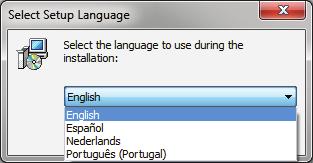 select SDLConnectSetup.exe 2. Select the language you prefer for the installa on process.