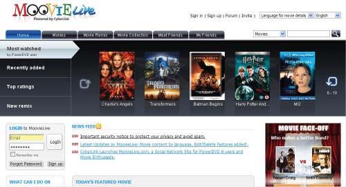 Advanced Library and Online Features With PowerDVD 9, users can keep track of all the films they watch