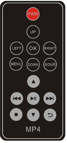 The Main Menu Navigation on the remote functions exactly the same as the directional pad on the P4 unit.