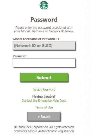 Enter your Network ID or