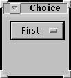 Choice The Choice component provides a simple select one from this list type of input.