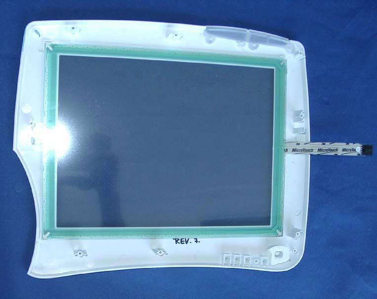 Reassembly note: When looking at the touch panel from the back, the touch sensor cable should point to the right when