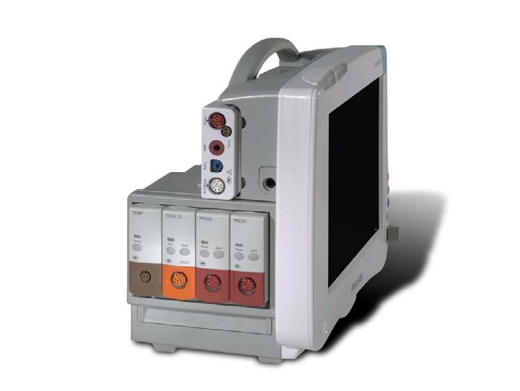 2 Theory of Operation Monitor Theory of Operation Figure 3 Parameter Modules List of supported modules: M1006B Invasive Blood Pressure Module M1029A Temperature Module M1012A Cardiac Output /