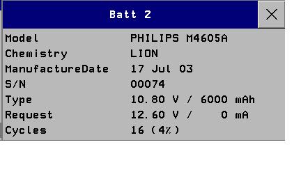 3 Testing and Maintenance Battery Handling, Maintenance and Good Practices Documenting Battery Status To print all battery information in the Battery Status window on a connected recorder, 1 Select