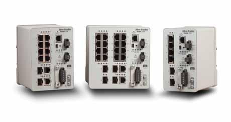 Stratix 5700 Industrial Ethernet Switch Features and Benefits Simple device replacement via SD card that holds the configuration for easy swap out Power over Ethernet versions available to provide