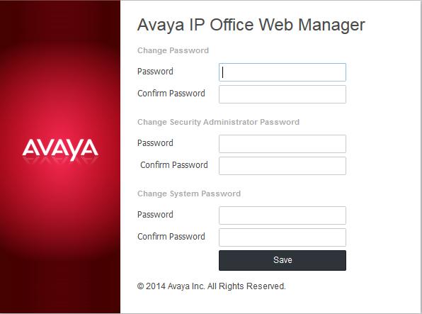 Web Manager: 6.1 Logging In to Web Manager Avaya supports the following browsers for web access to the server menus: Microsoft Internet Explorer 10 and 11.