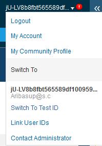 Enhanced User Account Functionality When clicking on your name in top right corner, you ll access the User Account Navigator.