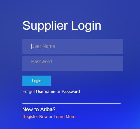 Supplier support post Go-Live Help Center Go to http://supplier.ariba.com.