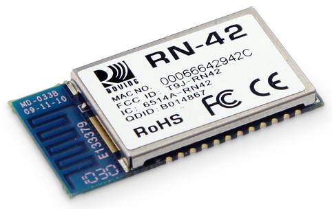 RN-42/RN-42-N Class 2 Bluetooth Module Features Fully qualified Bluetooth version 2.1 module, supports version 2.1 + Enhanced Data Rate (EDR) Backwards-compatible with Bluetooth version 2.0, 1.
