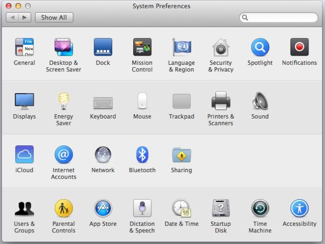21 2-3-2 Mac OS X IP Address Setup Go to your System Preferences, go to