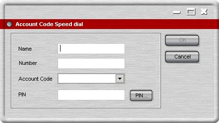 Phone Manager Users Guide Creating an Account Code Speed Dial Only available in Phone Manager Pro versions. Account code speed dials are grouped in the Call History panel in the Account Codes tab.