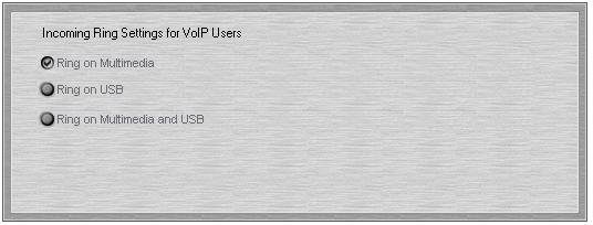 Configuring USB Settings The USB settings are only available for Phone Manager PC Softphone and VoIP extension users.