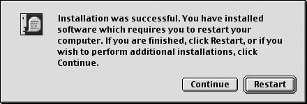After saving the document, begin again from step 4. 8 Click Restart.