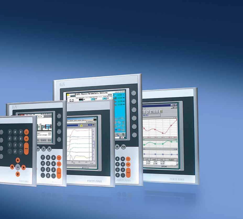Power Panel Integrated control, operation and visualization The compact and intelligent PP15, PP21, and PP41 Power Panel