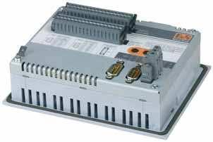 An integrated CAN bus interface is available for connecting additional input/output channels or drives.