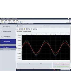SINAMICS V-ASSISTANT engineering tool is designed for faster commissioning and diagnostics for