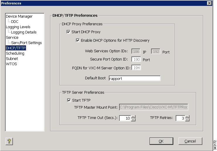 Chapter 7 Configuring Preferences Web Server HTTP Port Port Cisco VXC Manager uses to issue real-time commands (such as Quick Device Commands or device updates at a specific time).