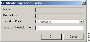 Chapter 7 Using the Certificate Expiration Tracker Adding a Certificate to the Expiration Tracker In the tree pane of the Administrator Console, expand, right-click Certificate Expiration Tracker,