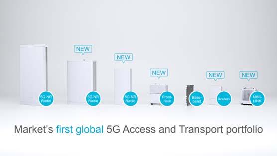 all frequency ranges will bring benefits of 5G communications globally. The 5G radio portfolio will be the first to support the new standardized 5G fronthaul interface (called ecpri).