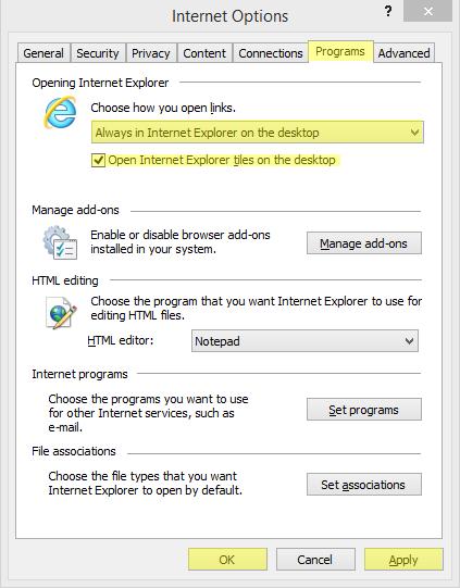 Click the OK button Validate Internet Explorer 32-bit is being used If you are using a 64-bit version of windows, ensure that you are using the 32-bit version of Internet Explorer.
