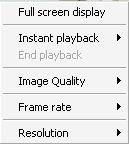After that, choose a time from the submenu, and then system will play back video data of current camera in current window according 