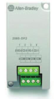 Micro800 Programmable Controller Family Selection Guide 55 Output power, inductive break, max Pilot duty rating 2080-OW4I 180 VA for 125V AC inductive loads 180 VA for 240V AC inductive loads 28 VA