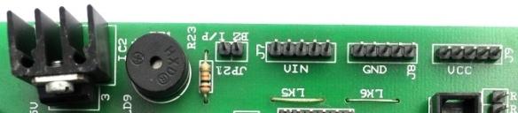 GND, VCC and VIN Connector: This board also provides user to have an extra pins for Power supplies as shown in figure.