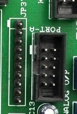 A, B, C, D Port Connector: 40 pin ATmega series microcontroller has four I/O ports generally.