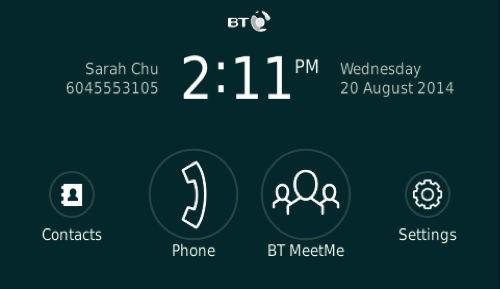 Configuration procedures About this task Conferencing mode Use if you plan on using your phone with BT MeetMe with Dolby Voice only.