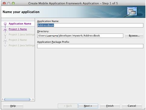 Creating the Sample Address Book Mobile Application 4.