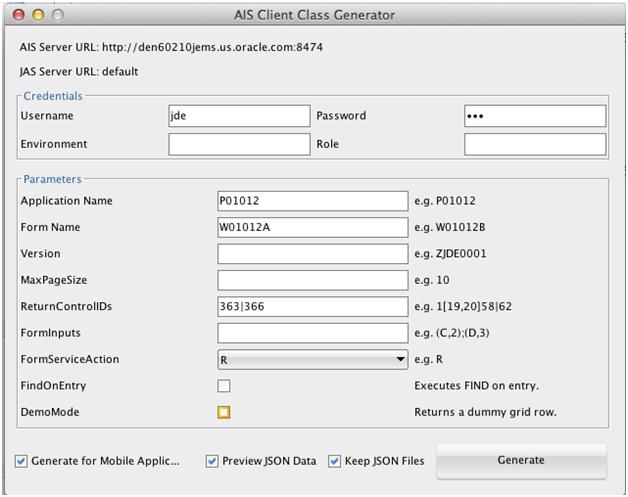 Extension Options </amx:listitem> You must create objects for storing the category code data retrieved from the Address Book. Use the AIS Client Class Generator to generate the classes necessary.
