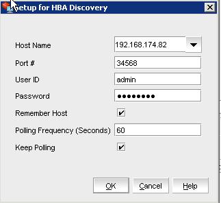 Configuring Brocade HBA for QoS 1. Launch the Brocade Host Connectivity Manager (HCM). 2. Click Discovery > Setup from the main menu. 3.