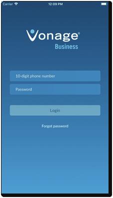 SMS The Premier SMS app allows you to send and receive text messages from your Vonage business phone line. The app is available for both smartphones, ipads and desktops.