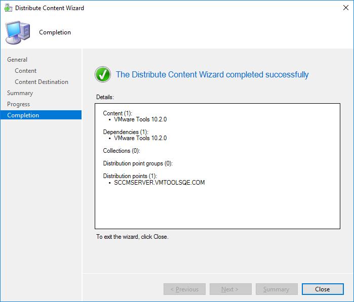 Deploy the VMware Tools Application The following steps provide details on how to deploy the VMware Tools application. 1. Start the Deploy Software Wizard a.