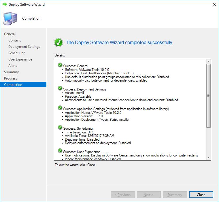 VMware Tools deployment on Client Computer The following steps provide details to verify the VMware Tools application is deployed to client computers. 1.