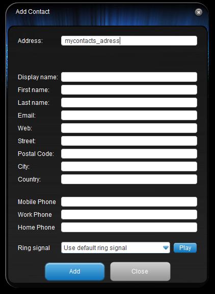 7 Add or Edit a Contact 7.1 Add a Contact When you sign in for the first time, there are no contacts on your contact list.