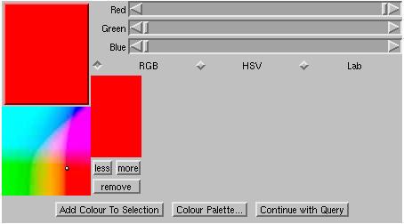4.4.1 Module Features The module allows retrieval of images based on the images containing certain amounts of colours.