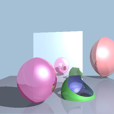 Recursive Ray Tracing Pros very high quality images fast for very