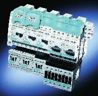 Using a terminal block, in addition to the circuit-breakers, additional //-pole components such as relays and miniature circuit-breakers can be integrated.