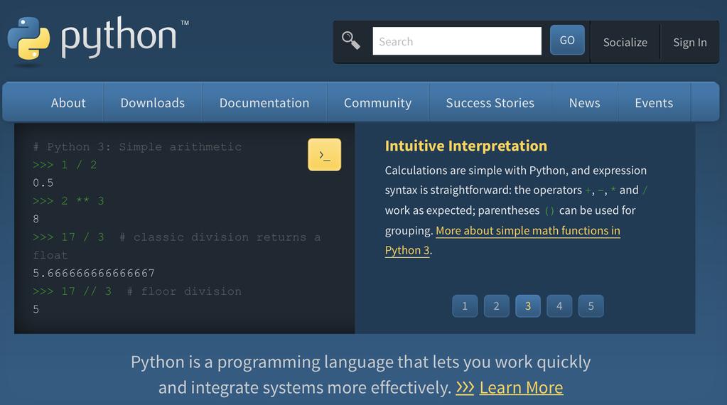 The Python IDLE: Introduction This tutorial assumes you have a PYTHON 3 version of the programming language installed. (Current version at of this writing is Python 3.