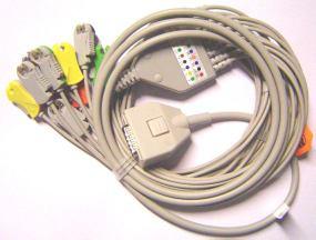 ML1918 Fukuda ME FX-031 EKG cable, IEC, Round 11pin >