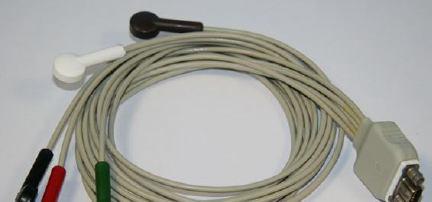 cable, 5-lead 2 channel, 80cm ML2156 Holter 5-LEAD