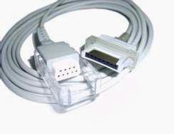Sensor extension cable, compatible with Nellcor Puritan Bennett pulse oximeter and patient monitors,